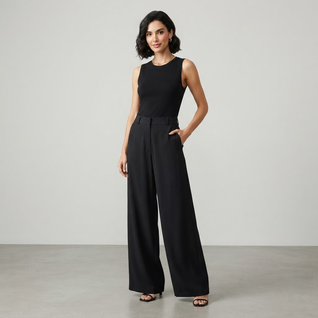 Calça Pantalona Preta